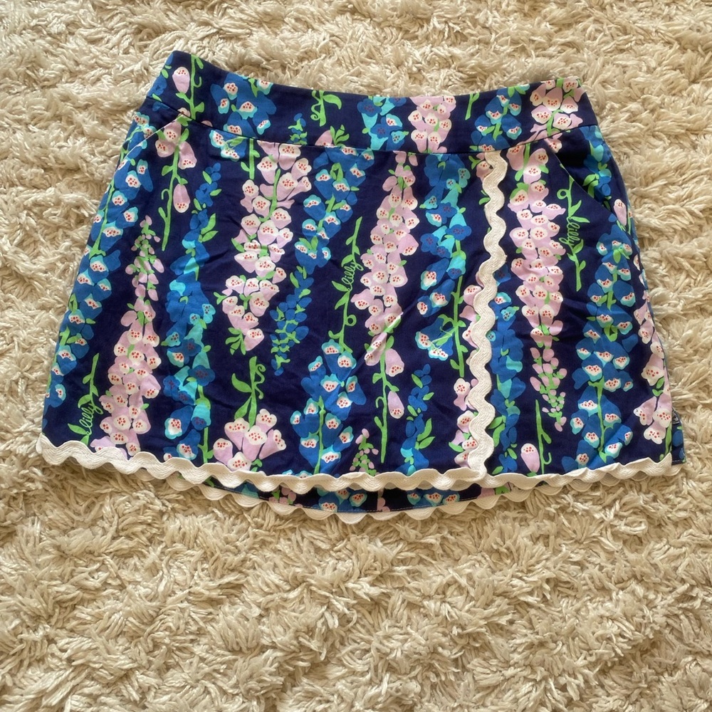 Lilly Pulitzer Multicolor Floral Skort